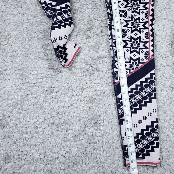 READ Free People Movement Women's Myoko Jacquard Base Leggings Size M/L Navy - Picture 10 of 12